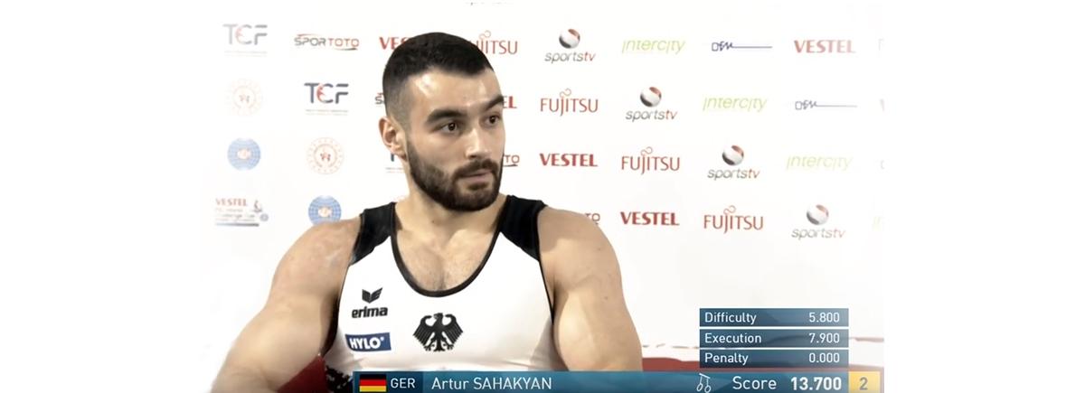 Bronze für Artur Sahakyan beim Weltcup an den Ringen