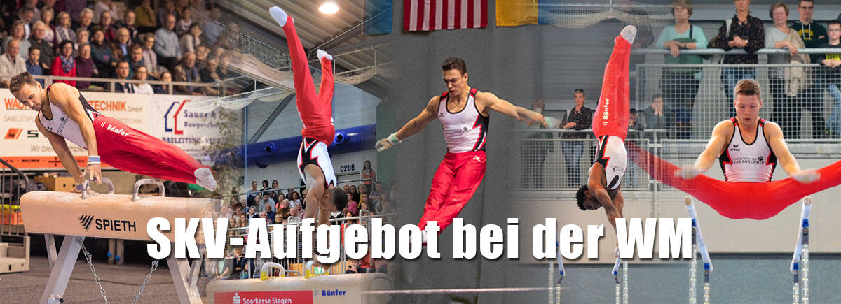 Starkes Aufgebot der SKV für die Kunstturn-WM in Stuttgart