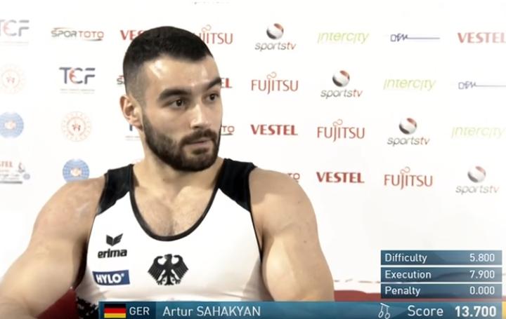 Bronze für Artur Sahakyan beim Weltcup an den Ringen