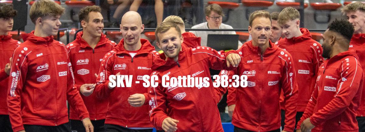 Glückliches Unentschieden gegen Cottbus