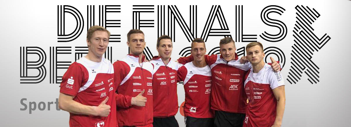 Die SKV-Turner bei den Finals in Berlin