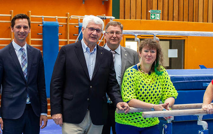 Hoher Besuch im Zentrum