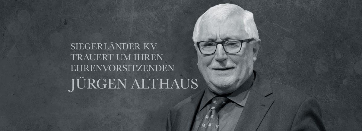 Jürgen Althaus †