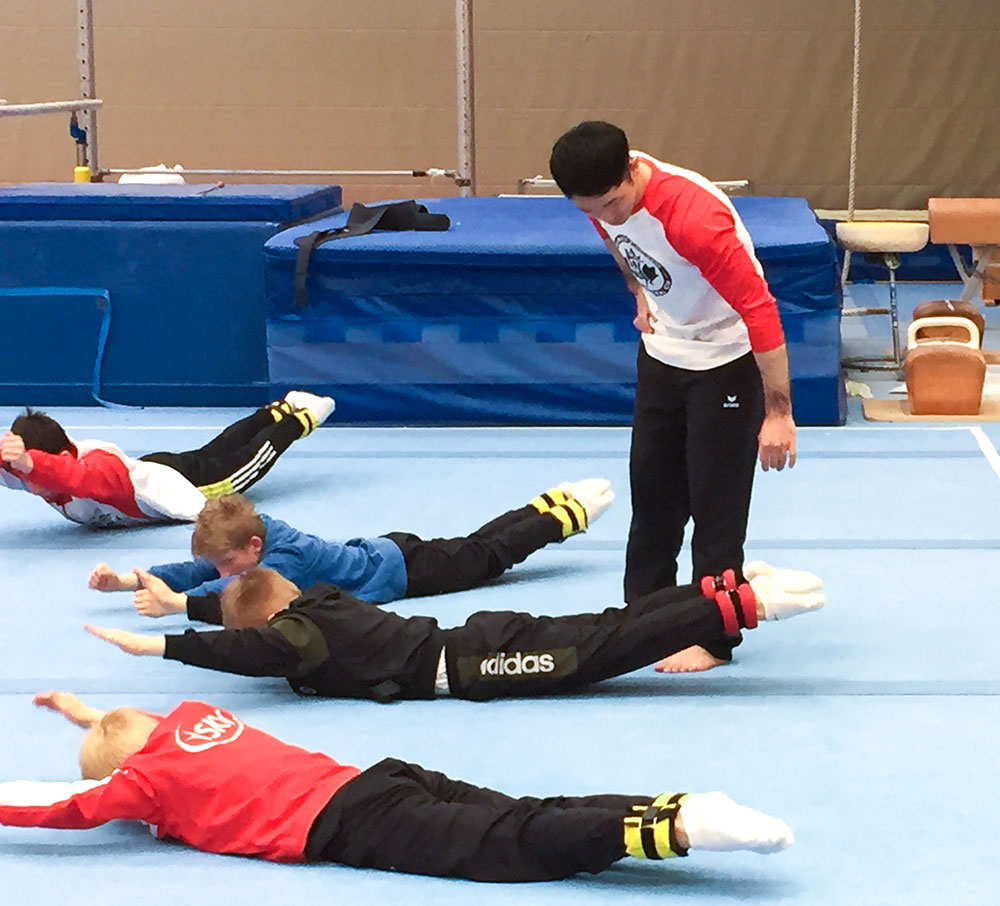 erstes training