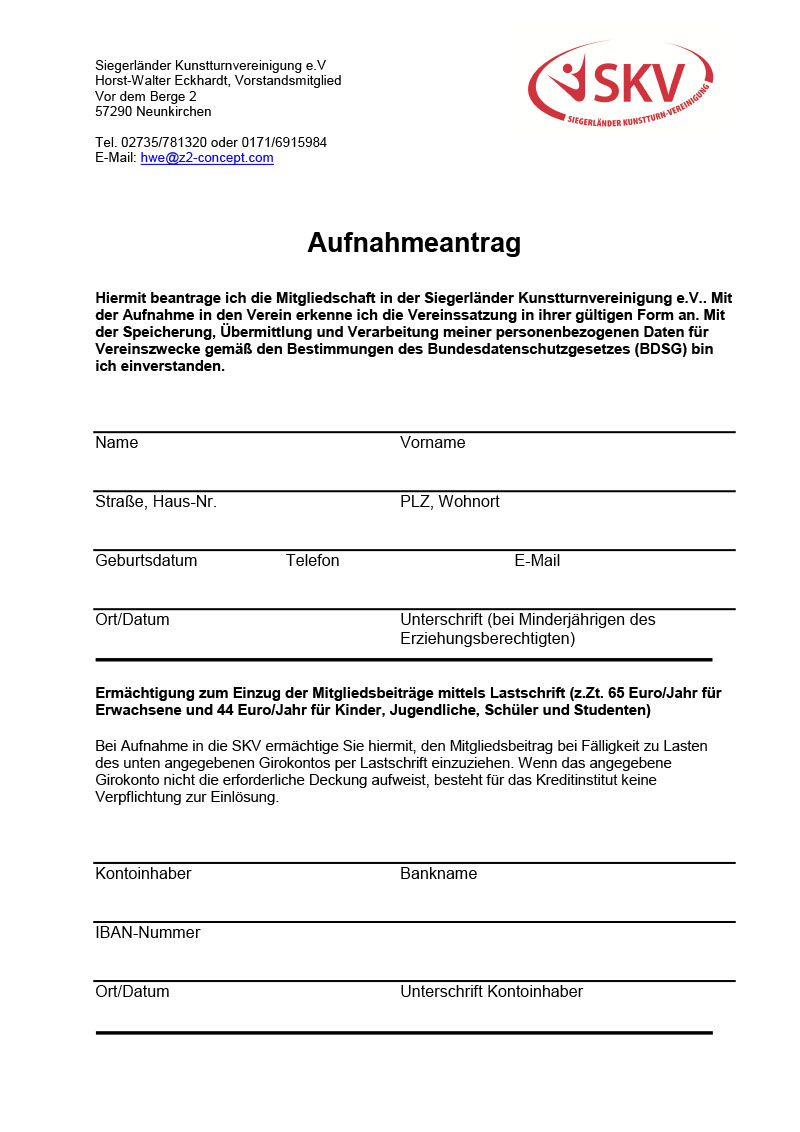 Download Beitrittserklärung